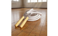 Wear-Resistant Cotton Braided Jump Rope Thick Wooden Handle Jump Rope