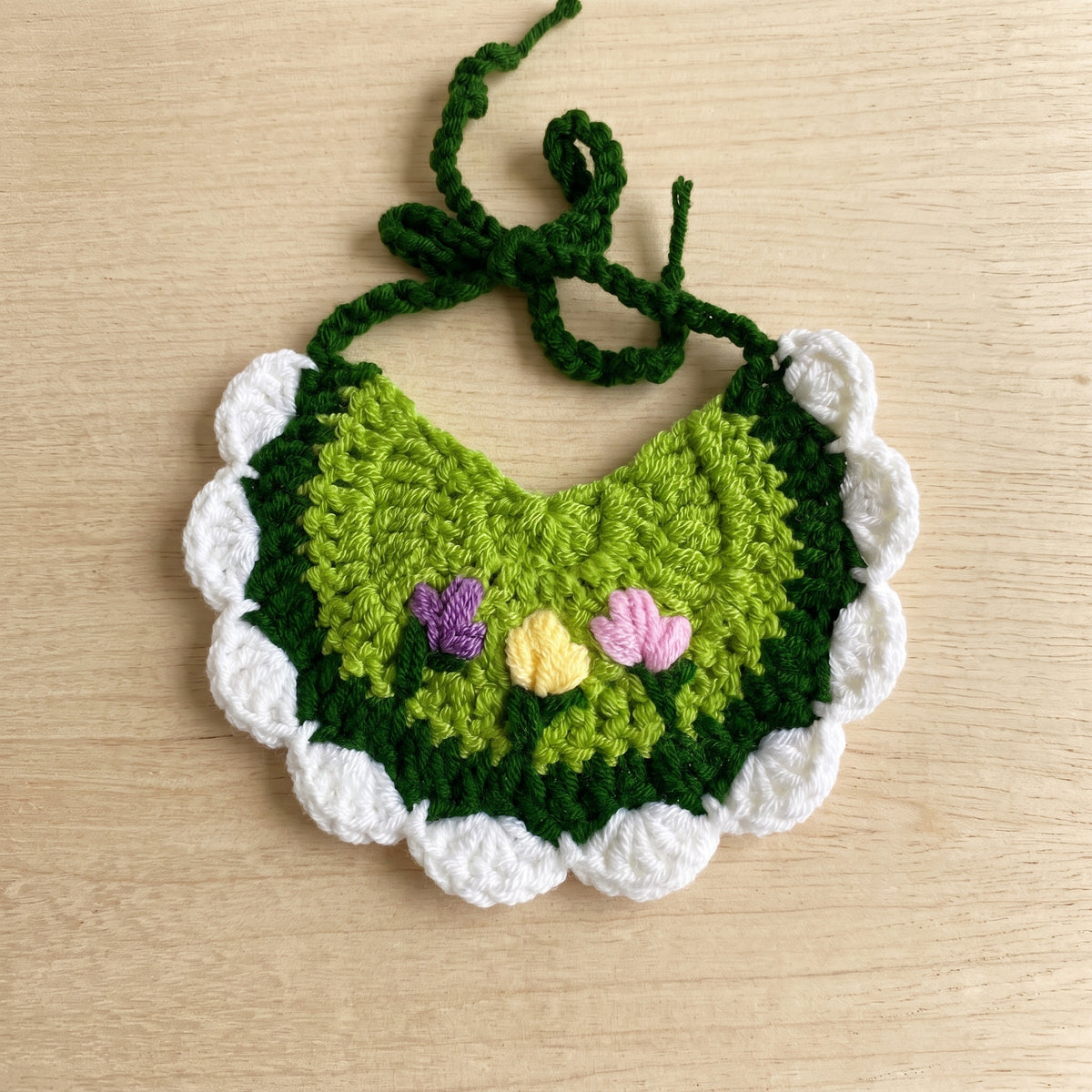 Cute Pet Collar Bib for Cats and Small Dogs - Rabbit, Cake, or Tulip Design