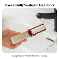 No Damage to Textile Washable Sticky Roller Strong Adhesion Washable Lint Roller Compact Design for Travelers, Homeowners, Home, Car