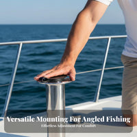 Stainless Steel Boat Rod Holder Stainless Steel Fishing Rod Holder Boating Hardware Rust-Resistant for Yacht