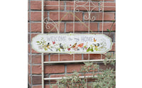 Front Door Welcome Hanger European Style Garden Welcome Sign Ornate Bracket House Decoration for Porch