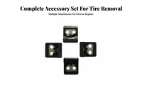 4 Pieces High Strength Motorcycle Tire Changer Jaw Clamps Heavy Duty Tire Changer Riser Grips Thickened Material for Auto Repair Shop
