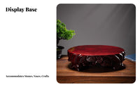 Wooden Pedestal adaptable Carved Pedestal No Assembly Required for countertop