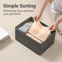 Foldable Storage Boxes Lids, Foldable Storage Boxes for Wardrobe, Storage Boxes for Closet Organization