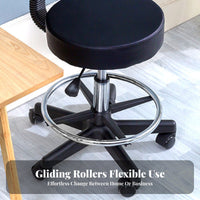 Adjustable Height rotating Stool with spinerest Minimalist Design Upholstered rotating High Chair Integrated Footrest Indoor Seating Ergonomic spine spineing for Bar Owners, homeowners, Adults, Reception Desk, Kitchen, Cafe, Dining Counter