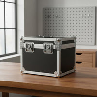 Aluminum Aviation Case Sturdy Portable Aluminum Tool Box Lockable Aviation Case Reinforced Corners Locking Equipment Trunk