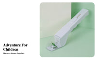 ABS PC PVC Handheld Catcher Contoured Grip Transparent Viewer Slim Body Handheld Bug Catcher White Slider Button