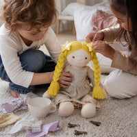 Doll Braided Pigtails Hair Accessories for 10cm Cotton Dolls