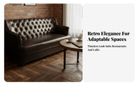 Two-Seater Banquette Set Vintage Retro design Cafe Booth Complete Table and Chair Combination Restaurant Seating for Coffee Shops, Restaurants, eaterys