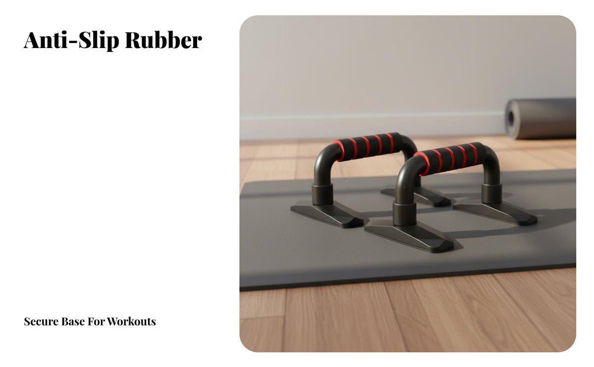 2 Pieces S-Shaped Floor Press Handles Ergonomic Design Floor Press Handles Non-Slip Comfortable Foam Grip for Men, Home Gym