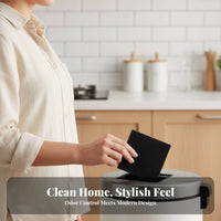 12 Pieces Trash Can Purifier Refill Neutralizes Odors Garbage Can Odor Absorber Activated Carbon Pad Refill Strong Adsorption