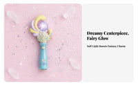 Sparkling Princess Rod Lights and Sounds Light up Princess Rod Cute Design for Girls, Kids, Birthday Parties