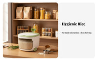 Moisture-Proof Rice Storage Container Safe Airtight Rice Container Space Saving for Kitchen Countertop