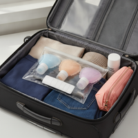 Silicone Travel Bottles for Shampoo, Lotion, and Toiletries - Portable Refillable Containers