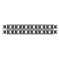 Mechanical Sprocket Chain High Strength Single Row Sprocket Chain Wear Resistant Carbon Steel for Engineers, Agriculture