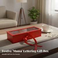Reusable MAMA Letter Gift Box DIY Craft Mother's Day Floral Box No Assembly Required for Mothers, Weddings, Birthdays, Anniversaries