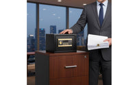 Compact Security Safe with Electronic Keypad Small Steel Safe with Keypad Strong Reinforced for Hotel