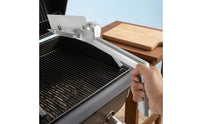 Aluminum Alloy Barbecue Scraper Smooth Finish Bbq Scraper White Grip End for Griddle