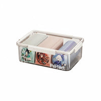 Clear badge Storage Container Transparent Clear-Lid Collectible Case debrisresistant