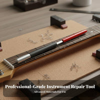 High Precision Guitar Fret Polishing Tool Ergonomic Handle Fretboard Sanding Stick Long-Lasting for DIY Hobbyists, Music Workshop