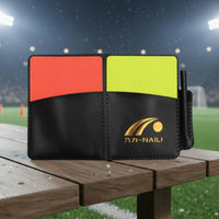 Referee Card Notebook PU Leather Red and Yellow Cards Portable