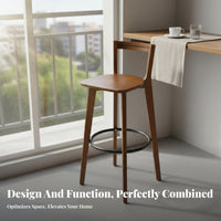 Modern Simple Design Living Room Partition Table Multi-Purpose Wooden Bar Table Versatile Home Furniture Sturdy Legs for Apartment Dwellers, Homeowners, Business Owners, Balcony, Small Areas, Kitchen, Entryway