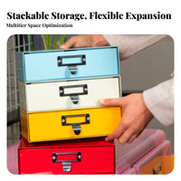 Stackable Metal Drawer long-lasting Desktop Drawer organizer No Assembly Required