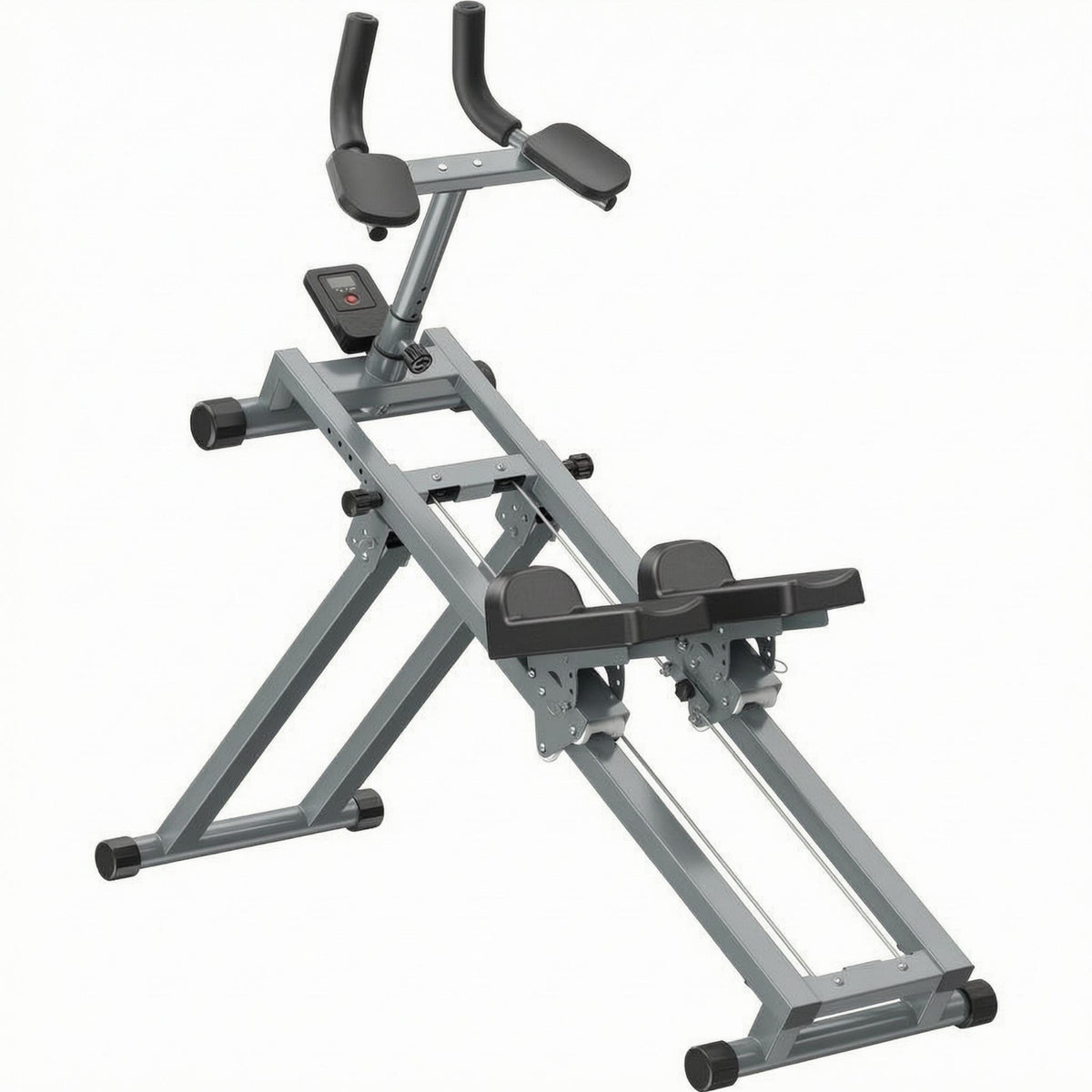 Kneeling Climbing Machine Steel Frame Waist Exerciser Floor Standing