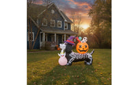 Inflatable Skeleton Dog Lighted Skeleton Dog Inflatable Playful for Yard