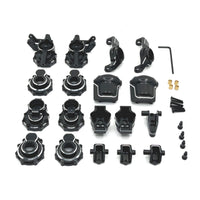 Steering Joints with C-Shaped Hubs Metal RC Car Modification Kit CNC Machined Crawler Axle Parts for 1/10 R1001 R1002 R1003
