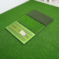 Golf Training Aid Portable Golf Mat 37x63cm Ball Trajectory Analysis Track Confirmation For Home Practice