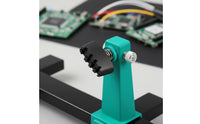 Hands-Effortless Operation Circuit Board Soldering Stand Anti-Slip Base Adjustable PCB Holder Multi-Size Grooves Motherboard Soldering Stand Helping Hand for DIY Enthusiasts, Hobbyists, Technicians, Laboratory