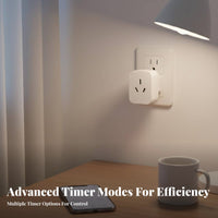 Effortless Setup Intelligent Plug Energy Saving Verbal Control Power Plug for Homeowners, Tech Enthusiasts, Bedroom, Kitchen, Living Room