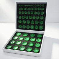 68 Pieces Watch Crystal Pressing Dies Recessed Watch Bezel Press Dies Foam-Lined Tooling for Watchmakers, Hobbyists, Workshops