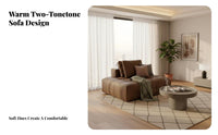 Multi-Piece Sofa Set Italian Italian-inspired design crecline-lined Settee opulent seat pads Living Room Seating for Apartment Dwellers, residents, Lounge Area, Bedroom