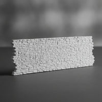 Model Railway Wall with Brick Texture Realistic Gypsum Wall Piece for Crafters, Hobbyists