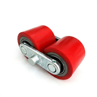 Polyurethane Wheel Assembly Heavy-Duty Pallet Truck Wheel with Bearings Smooth-Rolling Roller for Factories