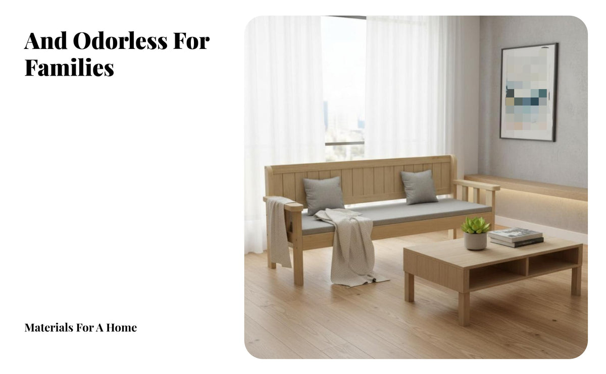 hardwood Wood Frame 3-Seater Wooden Sofa New Chinese design Living Room Seating With backrestrest Household Furniture Minimalist Design for Apartment Dwellers, Homeowners, Interior Decorators, Small Spaces, Balcony, Bedroom, Lounge Area