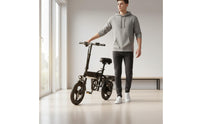 Folding Bike Hill Climbing Foldable Electric Bike High Speed Mini Foldable Ebike for Commuting, Travel