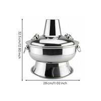 Combustion Hot Pot Burner Stainless Steel Hot Pot Commercial Grade Cooking Equipment for Restaurants, Restaurant