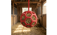 Horse Treat Ball Open-Lattice Feeder Toy with Geometric Cage Boredom Breaker Hay Ball for Horses, Ponies, Stall, Paddock