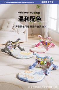 Multifunctional Baby Walker with Music and Toys