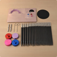 Interchangeable Knitting Comprehensive Circular Knitting Set for Knitters, Crafters, Craft Projects, Travel