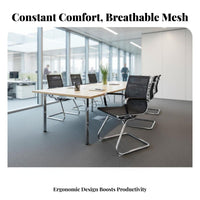 Adjustable Height rotating Mesh Chair Ergonomic Design Office Furniture effortless Rolling Casters Task Seating for Remote Workers, Students, Conference Room, Bedroom