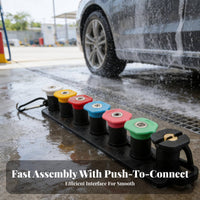 Includes Holder 1/4 Inch Quick Connect Nozzle Tips Universal Fit 1/4 Inch Quick Connect Nozzle Set Heavy Duty for Driveway Cleaning