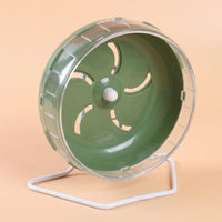 Hamster Wheel with Stand, Silent Running Wheel for Hamster Exercise, Quiet Syrian Hamster Running Surface, Small Pet Toy Gear