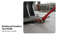 Heavy Duty Roller Top-Grade Bearing Machinery Moving Lever Labor-Saving Flat for Movers, Professionals, Lifting, Work Site S, Workshop