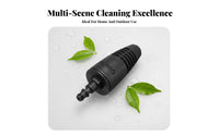 High Pressure Forceful Nozzle Powerful Cleaning Rotating Spray Nozzle Hot and Cold Water Use Pressure Washer Lance Tip