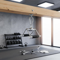 360° Swivel Lat Pulldown Pulley Multi-Functional Home Gym Cable Pulley Silent Operation LAT Pulldown System Easy Setup