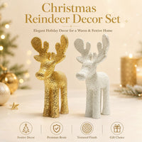 European Creative Resin Deer Statue Figurine for Living Room Office